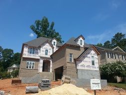 construction of a country house