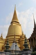 Buddhism temple in Bangkok in Thailand