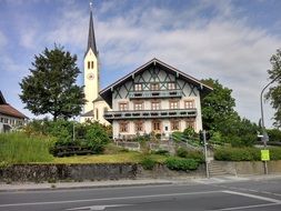 Church building of the main tower