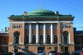 building with white columns in st. petersburg