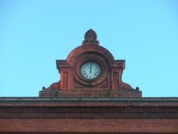 Railwatstation clock made of stone