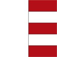 white red Zebra sign drawing