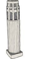 pillar column tower drawing