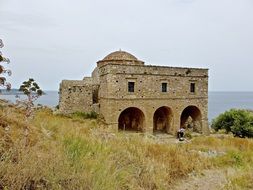 ruined Hagia Sophia in Monemvasia
