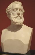 bust of the poet Henry Wadsworth Longfellow