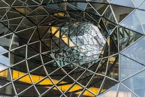 figured mirror facades of Frankfurt