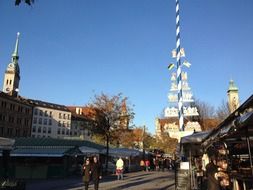 pedestrian street in munich