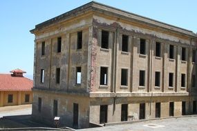 abandoned industrial building