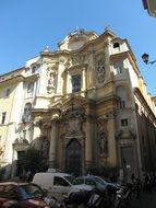 Old church building in Rome, Italy