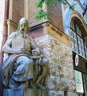 stone man sculpture