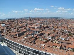 cityscape of venice in a summer