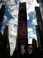 skyscrapers in times square