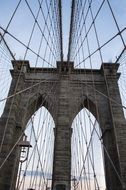 steel ropes of brooklyn bridge