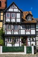 fakhverkhaus in the ancient city of Quedlinburg
