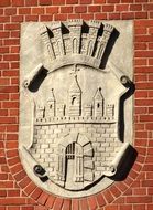 market hall sign on a brick wall