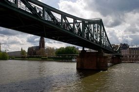 pedestrian bridge in Frankfurt am main