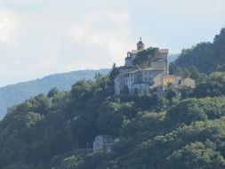 small town on the mountain