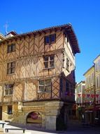 old building on alley, france, Auch