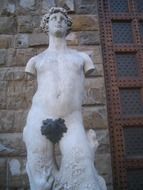 statue of an ancient young man