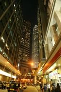 Hong Kong night streets