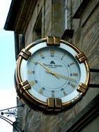 clock on the street in Forchheim