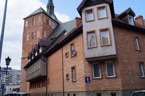 brick houses in the old town