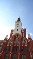 tower on the church, germany, frankfurt