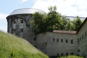 View of the stone fortress in Wilhelmsburg