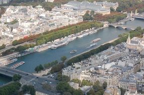 Panoramic view of Paris France