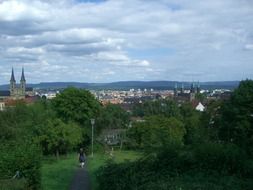 Panorama of Bamberg, Germany