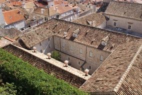 roofs of buildings in Croatia