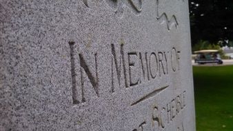 inscription on the memorial