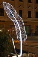 Light art in the city of banská bystrica