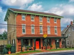 historical building of shop, usa, Delaware, centreville