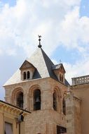 bell tower of medieval Basilica of San Isidoro, spain, leon