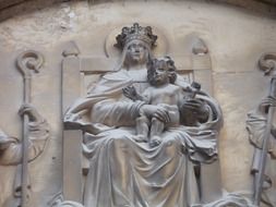 relief on saint théodorit cathedral