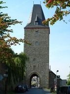 castle in city blankenberg