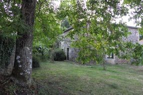 landscape of house in galicia