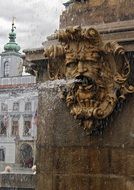 Fountain in Czech Budejovice