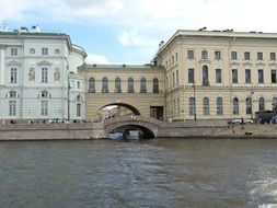 newa river in sankt petersburg russia