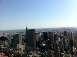 skyline of new york america