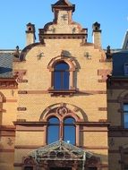 facade of an old villa on a sunny day