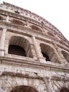 Ancient Coliseum in Rome in Italy