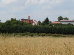 village buildings in poland