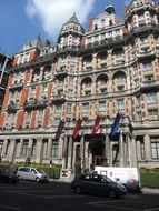 facade of a hotel in london