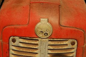 imt logo on hood of tractor