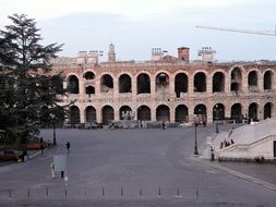 piazza bra arena verona italy