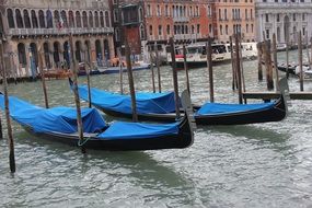 Water transport in Venice Italy
