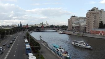 Moscow river embankment