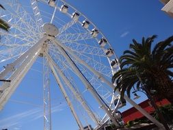 ferris wheel on the promenade, sought africa, cape town